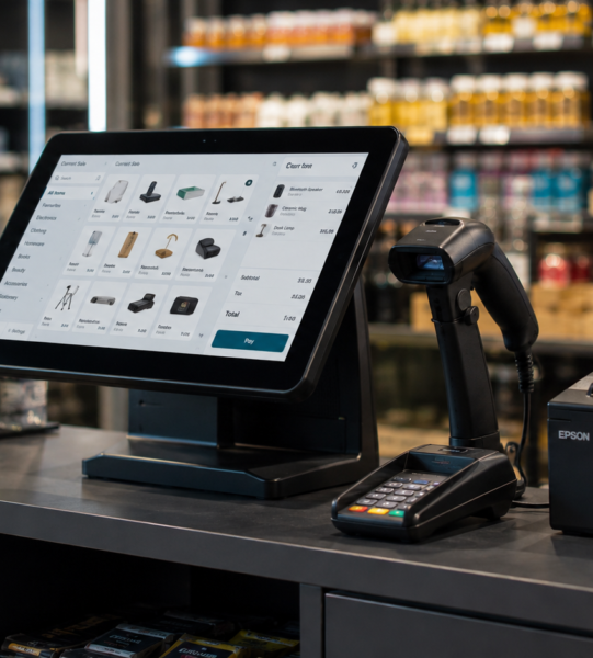 نظام Odoo POS لإدارة نقاط البيع والكاشير داخل متجر حديث من IEP ITEGYPRO